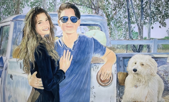 Pastel Painting From Photo