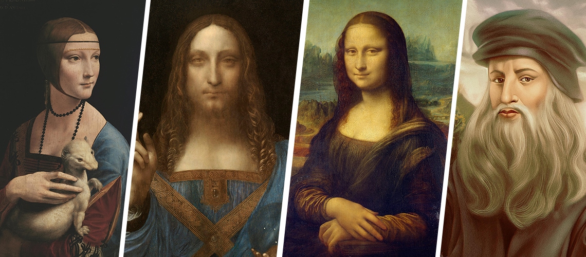 Leonardo Da Vinci reproduction paintings hero cover