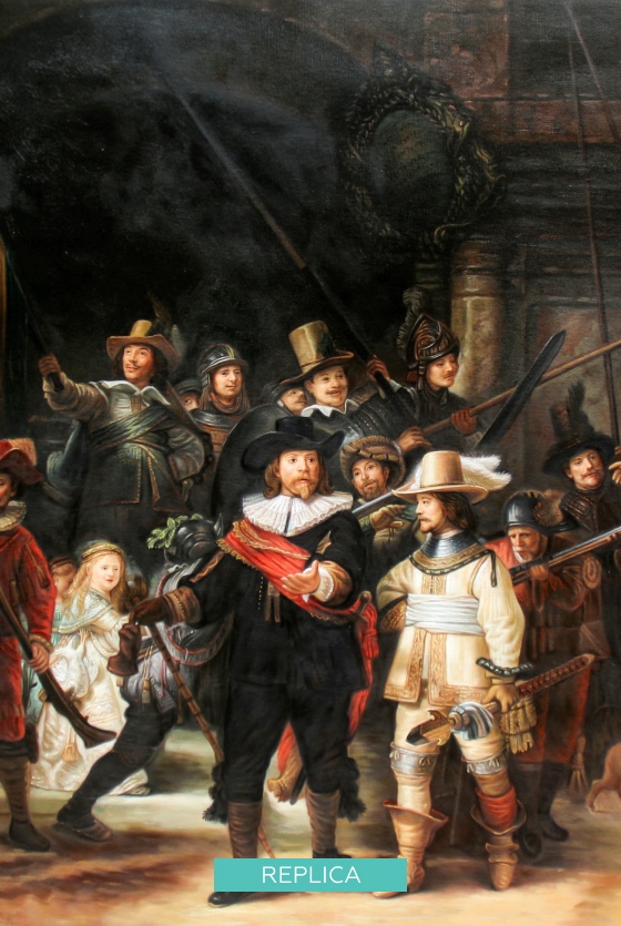 The Night Watch replica painting