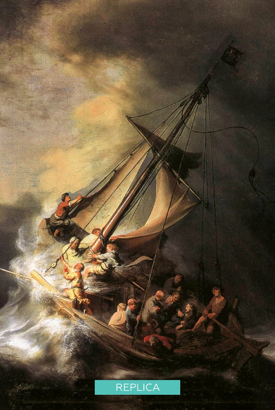 The Storm on the Sea of Galilee replica painting