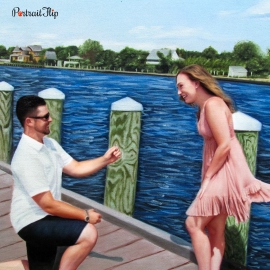Engagement Painting
