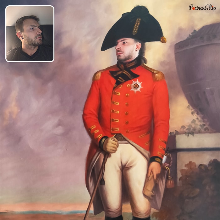 Royal Portraits of a man reflecting George III, king of Great Britain