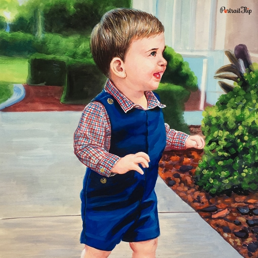 Baby Watercolor Portraits