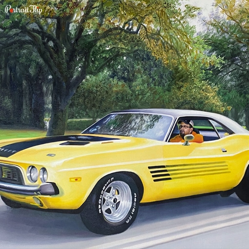 Vehicle Acrylic Portraits