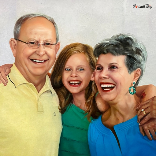 GrandParents & GrandChildren Oil Portraits