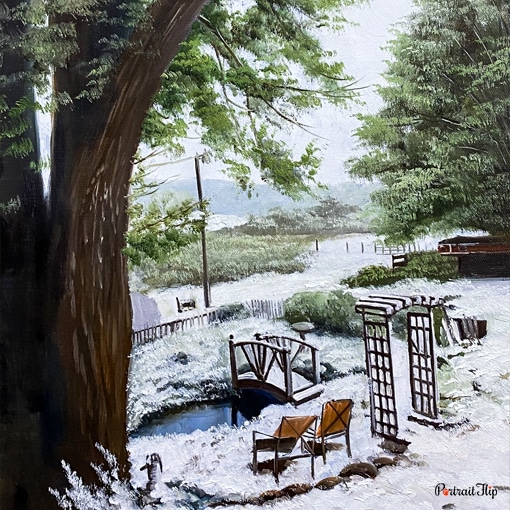 Landscape Acrylic Portraits