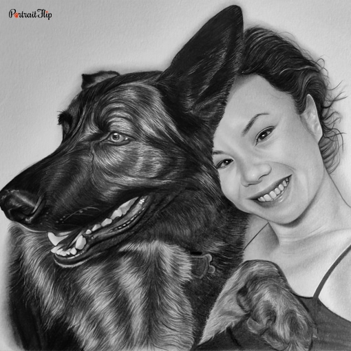 People & Pet Pencil Portraits