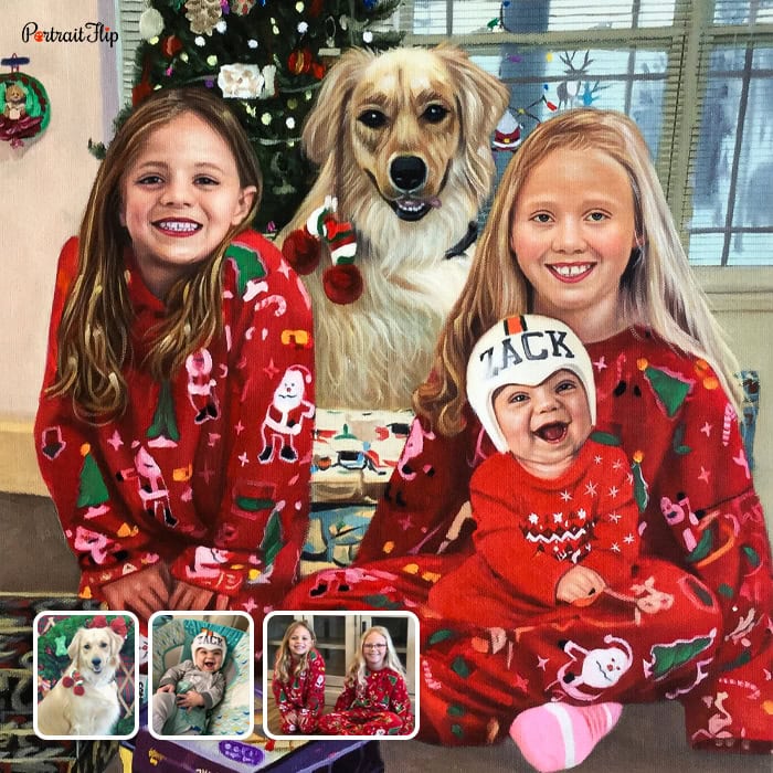 holiday family painting