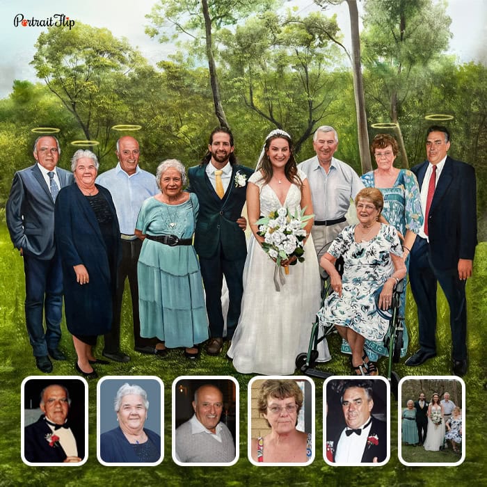 huge family compilation portraits