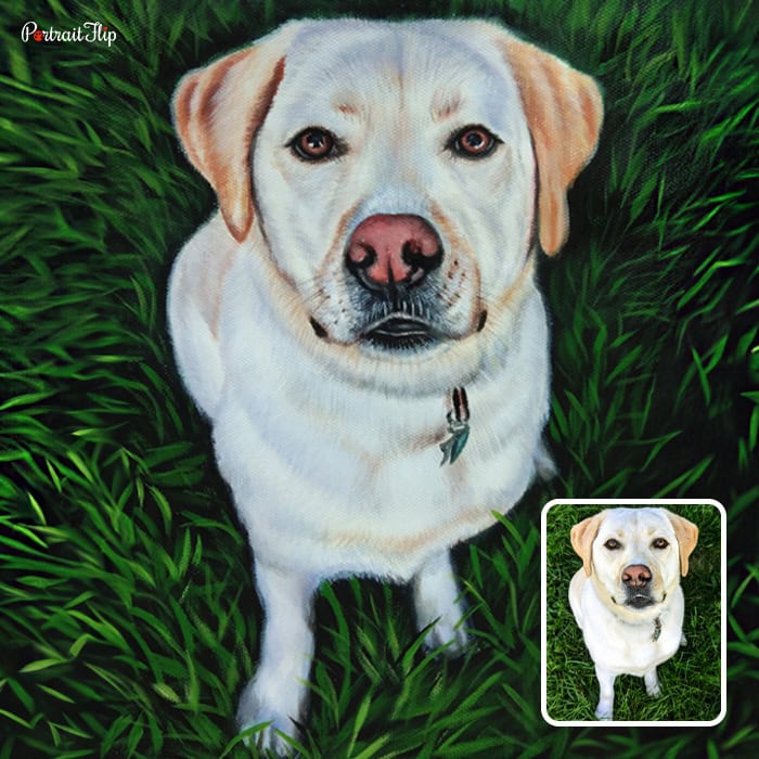 lab pastel painting