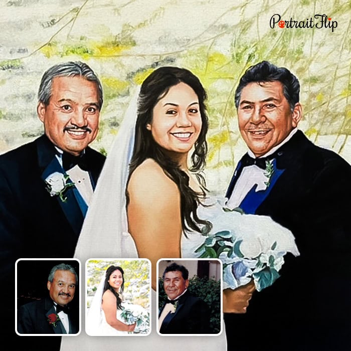 couple wedding portrait