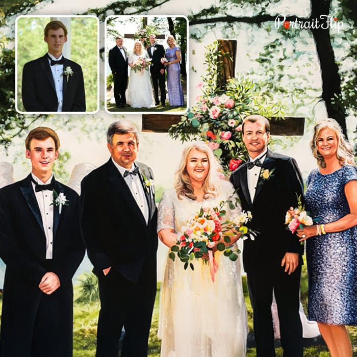 wedding memorial painting