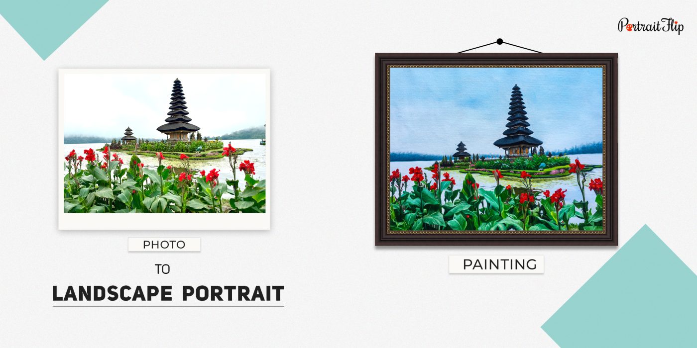 Landscape Painting From Photo
