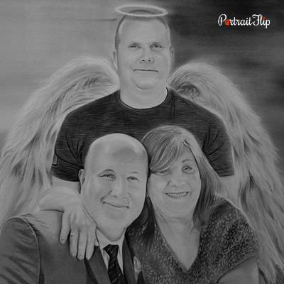 Memorial Charcoal Paintings