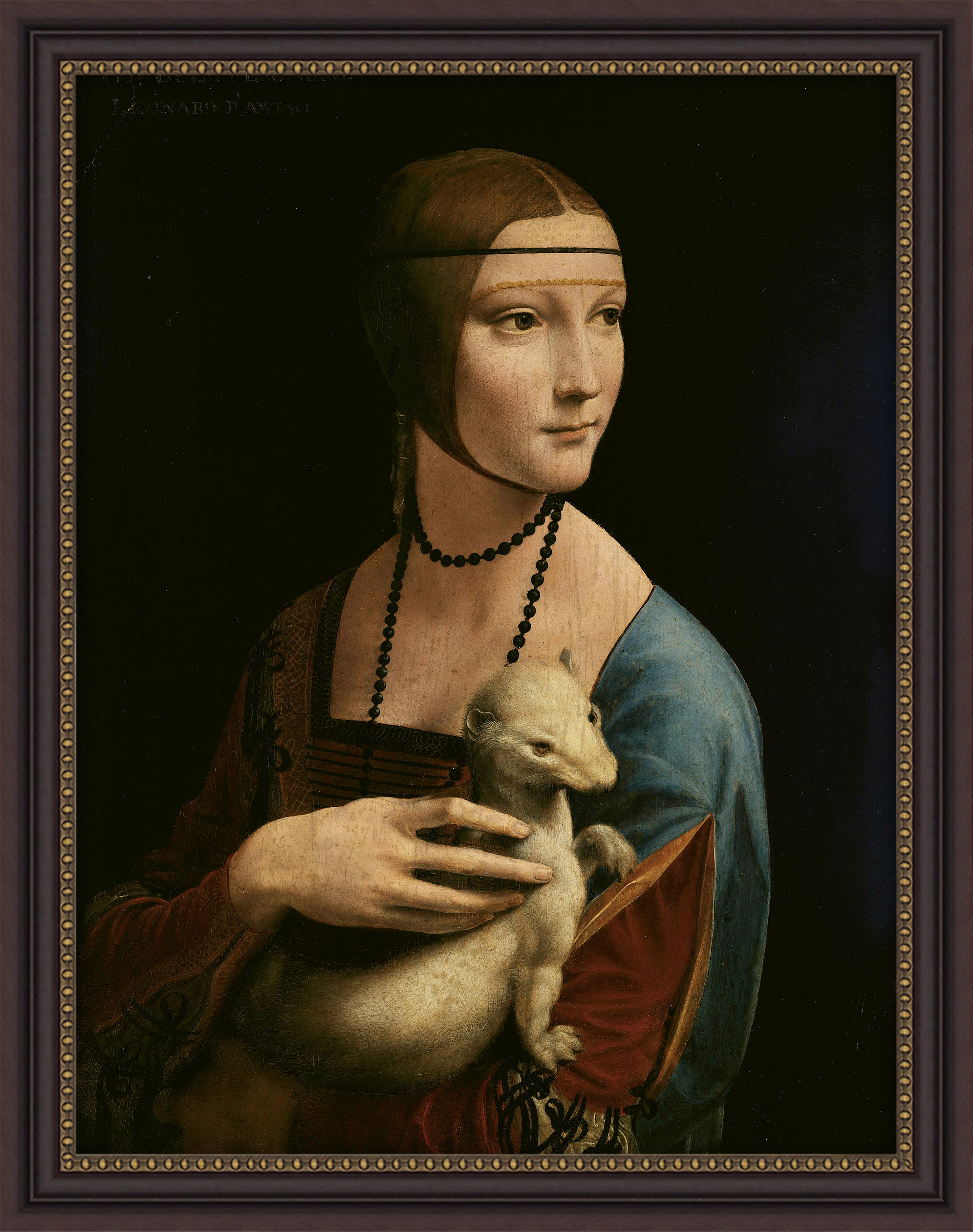 Framed reproduction painting
